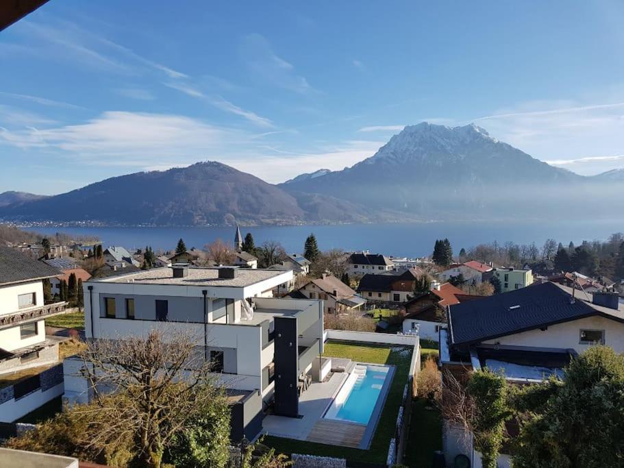 Dachwohnung Mit Seeblick Altmünster エクステリア 写真